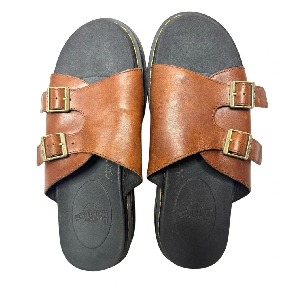 Dr Martens Mens Dax Sandals Tan Sz 13 Y2K‎ Gorpcore Outdoor Granola Nature